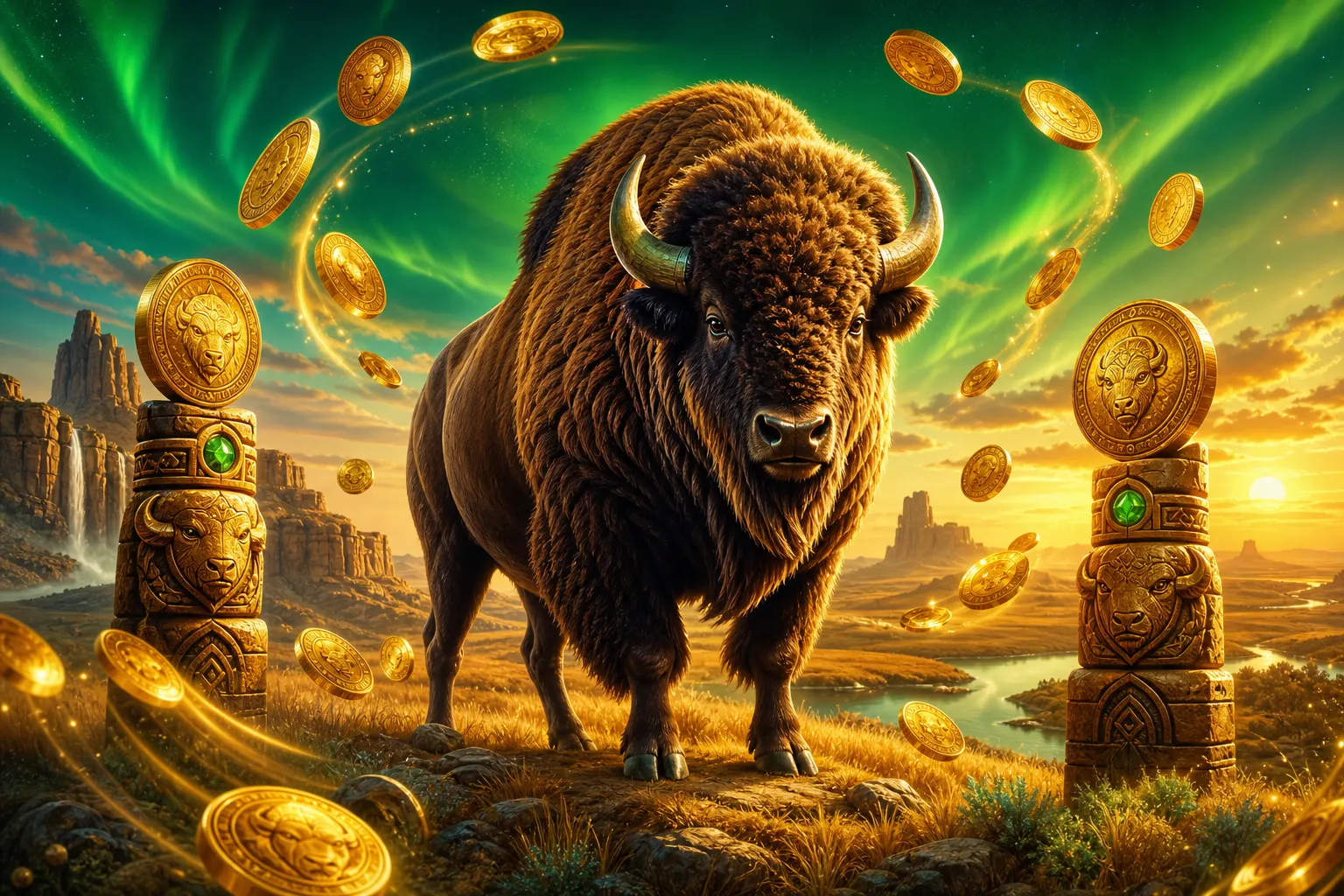 Grand Buffalo Hold And Win artwork